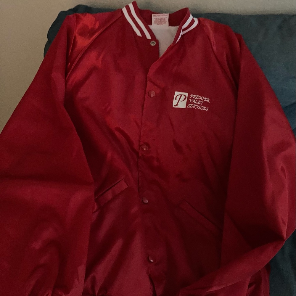 Red bomber jacket, Baseball caps